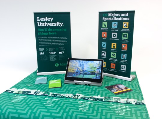 Undergrad recruitment table set-up